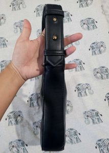 MANGO Classic Black Hobo Shoulder Bag