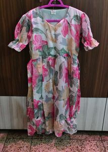 Floral Print Midi Dress