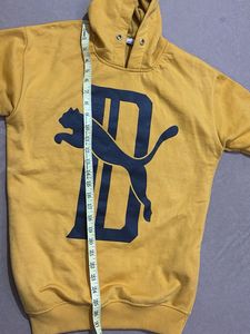 Puma Yellow Graphic Hoodie