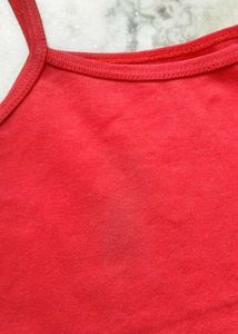 ♥️Vibrant Red Camisole Top for girls