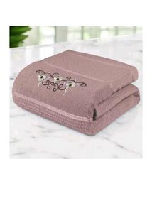 Embroidered Bath Towel