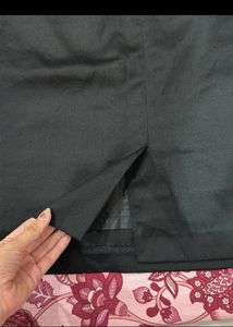 Chic Black Tiered Skirt