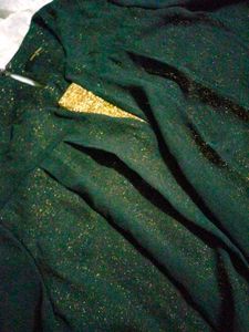 Designer Formal black And Gold Top