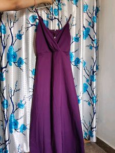 Elegant Purple Maxi Dress
