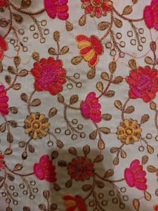 Embroidered Floral Tote Bag