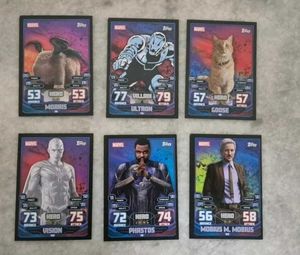 Bunch of 6 Hero Attax cards 2022 edition