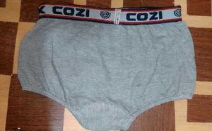 Comfortable Grey Briefs by Lux Cozi