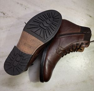🆕Red Tape Teak Leather Round Toe Slipon Boots
