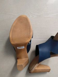 Catwalk Blue Wedge Heels