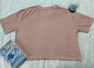 Striped Cropped Top