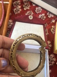 Boho Ethnic  dokra Pendant Necklace