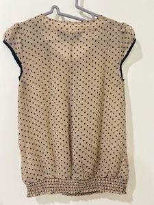 Chic Polka Dot Top