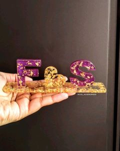 Custom Resin Name Sign