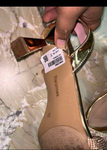 Sparkly Rose Gold Heels