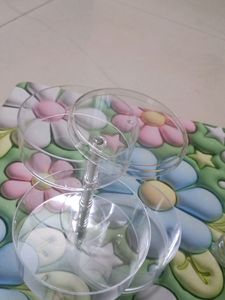 Teensery Clear Plastic Jewelry Organizer 3-Layer R