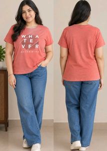 Salmon Graphic Tee