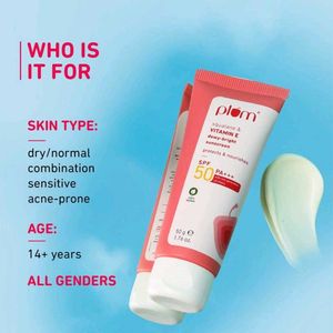 Plum Squalane &amp; Vitamin E Dewy-Bright Sunscreen SP