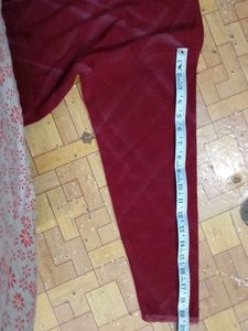 Maroon Knit Cardigan