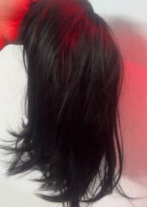 short hair extension wig