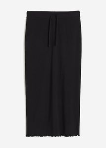 jersey pencil  midi Skirt