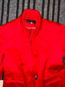 Red Blazer for Office Wear