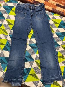 High-Waisted Wide Leg Jeans