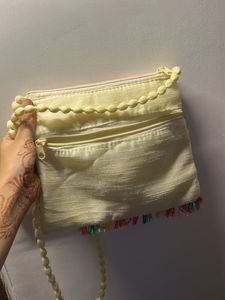 Embroidered Clutch Bag