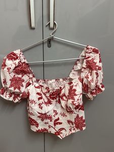 red ruffle top cute Barbie vibes