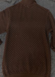 with tag men’s heavy knit sweater