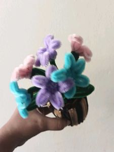Pipe Cleaner Flower Pot