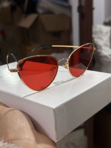 Red Cat Eye Sunglasses