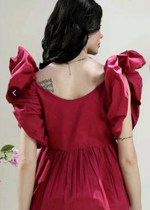 Pretty pink Ruffled Sleeve Top