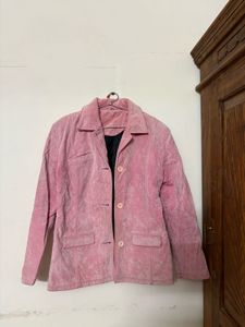 Sale !!Pink Suede Jacket