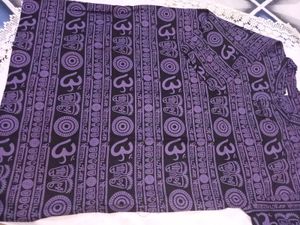 Purple Printed Top