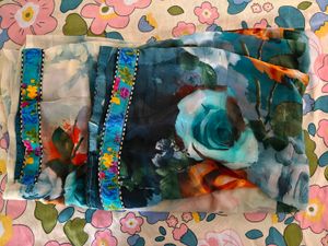 Vibrant Floral Saree