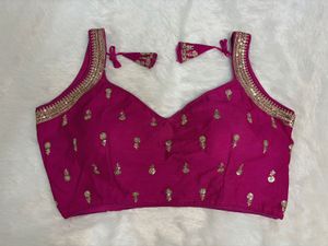 Beautiful Pink Embroidered Blouse