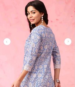 Floral Print Kurta