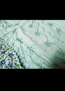 Beautiful Turquoise Embroidered Kurta