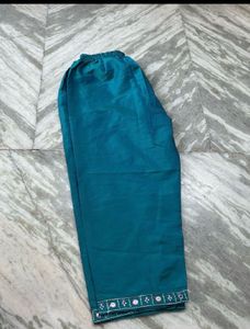Elegant Teal Embroidered Kurta
