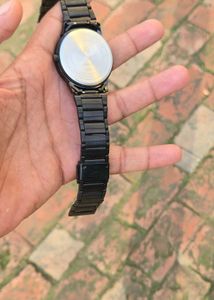 HMT orignal z black metallic watch day date