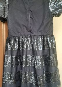 Sparkly Dark Blue Sequence Party Dresses For Girls