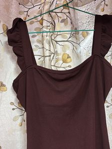 Chic Backless Ruffle Strap Dress