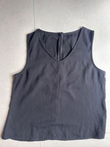 Sleeveless V-Neck Top