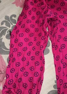 Vibrant Pink Printed top