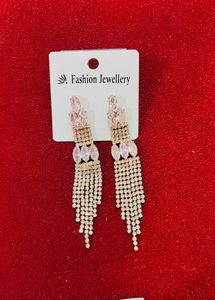 Dazzling Drop Earrings with Rhinestones newwdttag