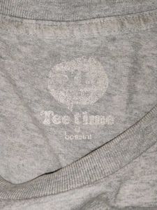 Grey "Let's Sail Away" Graphic T-Shirt