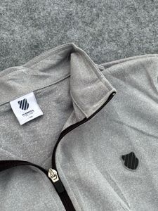 K-Swiss Men's Grey Zip-Up Jacket