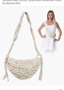 Macrame Crossbody Bag