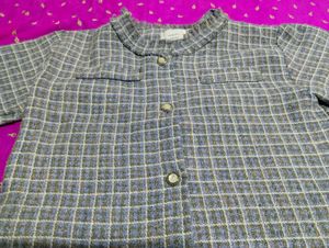 Classic Checked Ethnic Jacket
