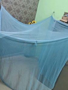 Blue Mosquito Net for Bed